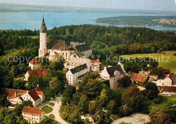 Andechs Kloster Andechs am Ammersee Fliegeraufn