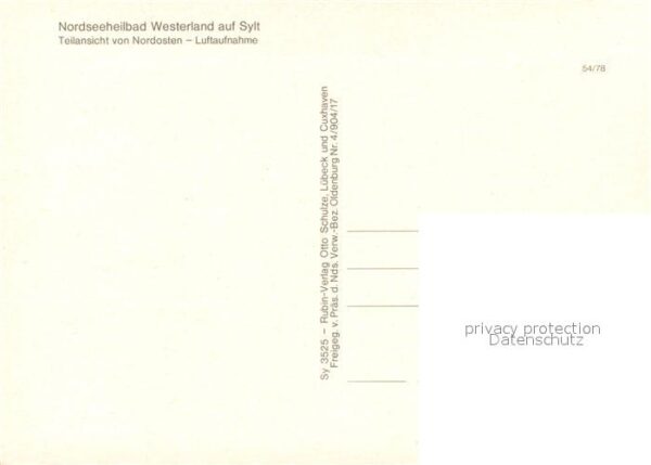Westerland Sylt Fliegeraufnahme von Nordosten – Bild 2