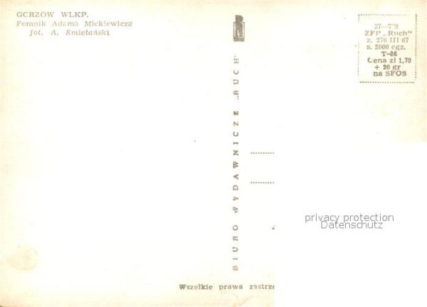 Pomnik Korsze Emland Masuren Denkmal Parkanlage – Bild 2