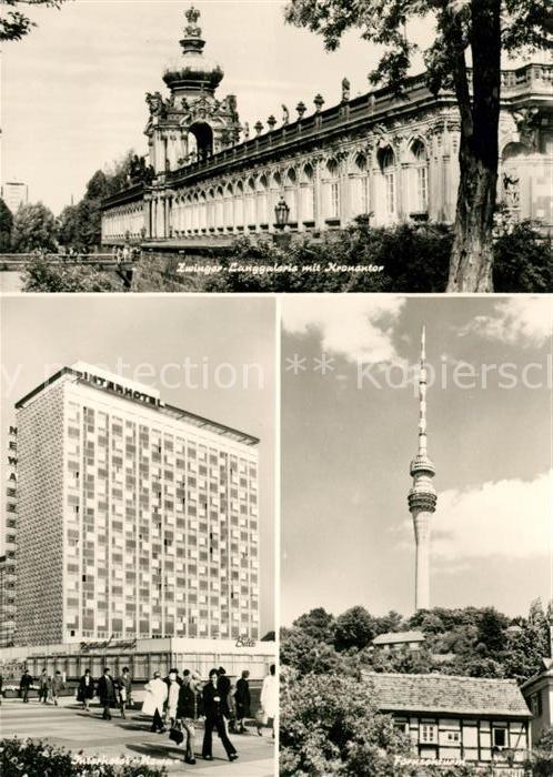 Dresden Zwinger Langgalerie Kronentor Interhote