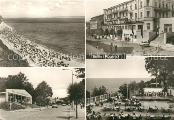 Sellin Ruegen Strandpromenade Panorama