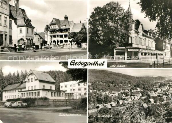 Georgenthal Gotha Hotel Deutscher hof Cafe Adler Rodebach