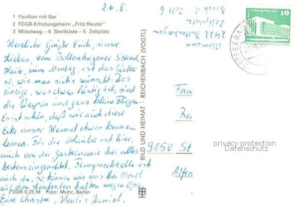Boltenhagen Ostseebad Pavillon Bar FDGB Erholungsheim Fritz R – Bild 2