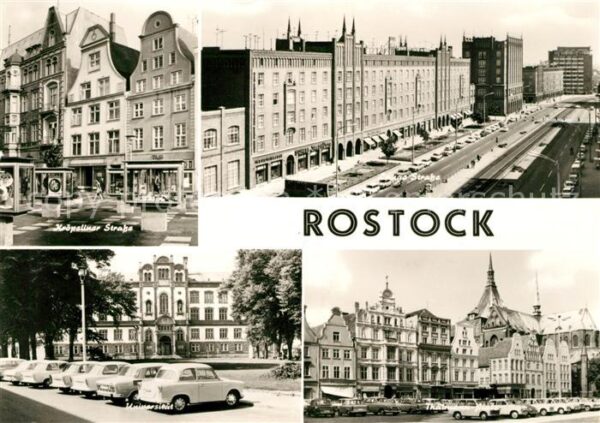 Rostock Kröpeliner Straße Universität Thälmannp