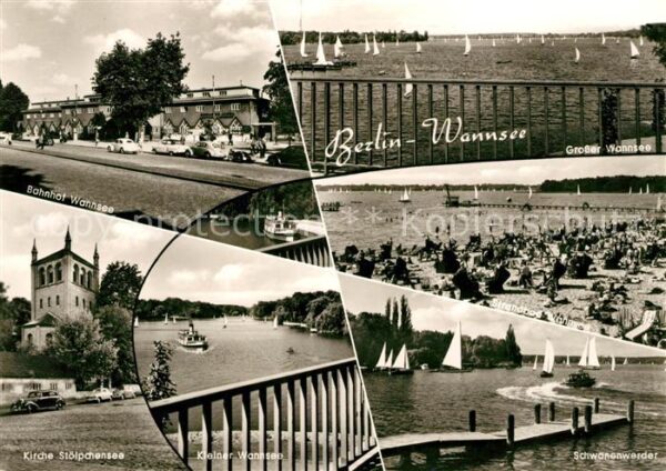 Berlin-Wannsee Bahnhof Kirche Stölpchensee Schwanenwer