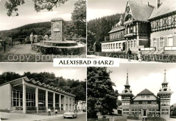 Alexisbad Harz Friedensdenkmal Hotel Linde Cafe Exquis