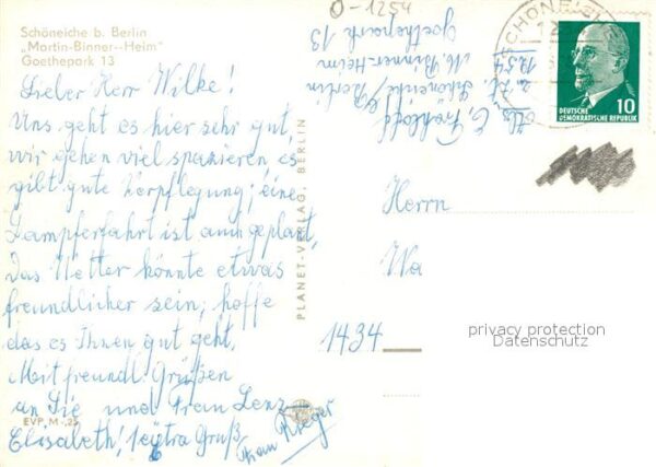 Schoeneiche Berlin Martin Binner Heim Goethepark – Bild 2