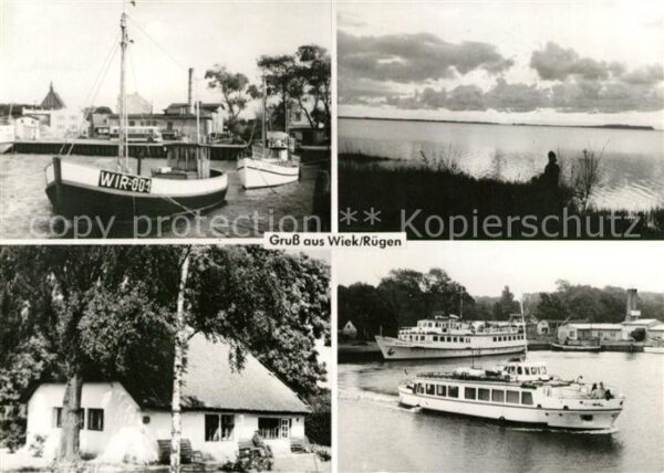 Wiek Ruegen Hafen Fährschiff