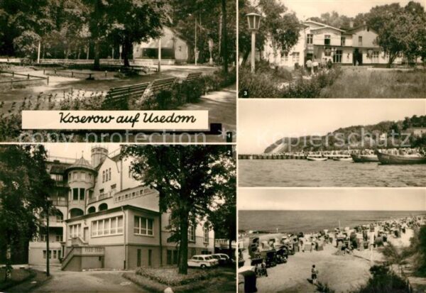 Koserow Ostseebad Usedom Kurplat FDGB Erholungsheim Walter Ulbri
