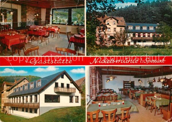Schollbrunn Spessart Gaststätte Nickelsmühle