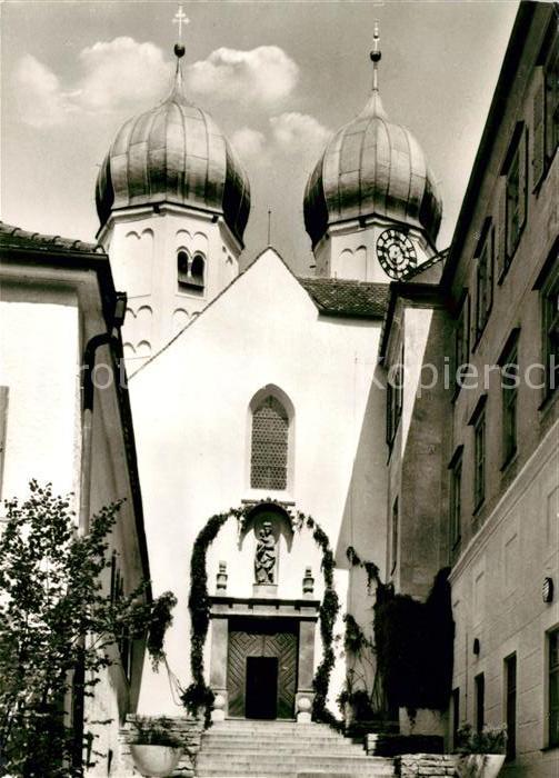 Seeon Klostersee Klosterkirche