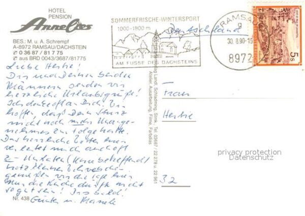 Ramsau Dachstein Steiermark Pension Annelies – Bild 2