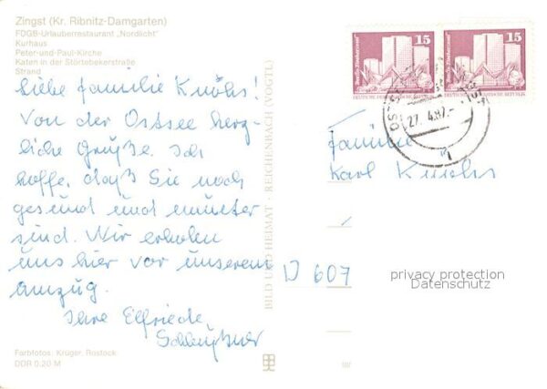 Zingst Ostseebad FDGB Urlauberrestaurant Nordlicht Kurha – Bild 2