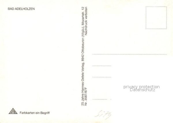 Bad Adelholzen Oberbayern Kursanatorium – Bild 2