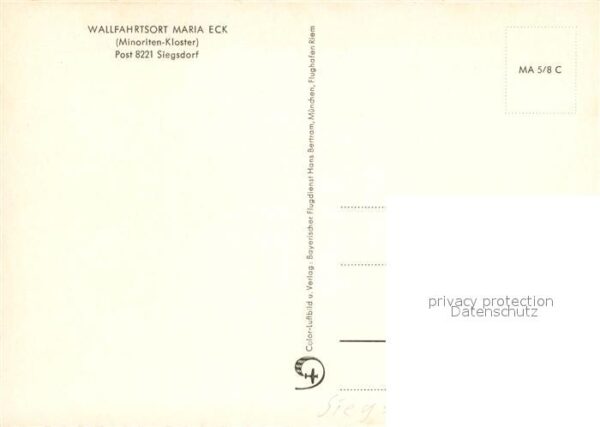 Maria Eck Fliegeraufnahme Wallfahrtsort – Bild 2
