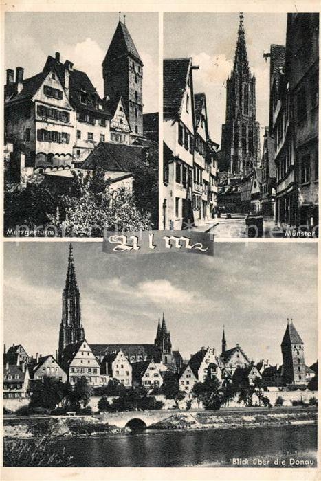 Ulm Donau Metzgerturm Münster