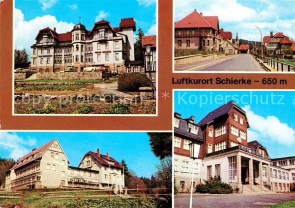 Schierke Harz FDGB Erholungsheim Franz Mehring Brocke