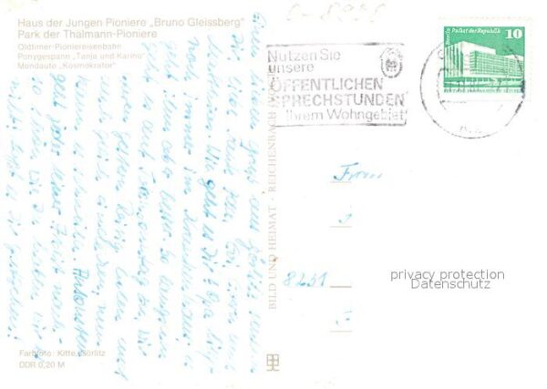 Goerlitz Sachsen Oldtimer Pioniereisenbahn Ponygespann – Bild 2