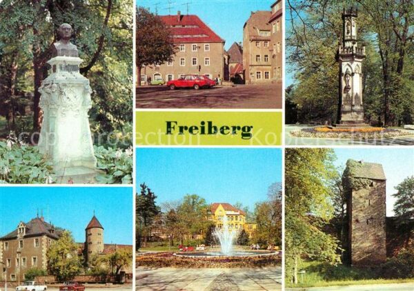 Freiberg Sachsen Abraham Gottlob Werner Denkmal Schweden