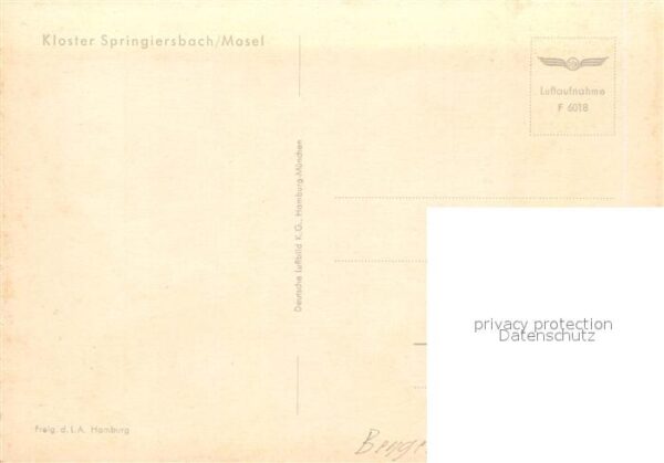 Springiersbach Fliegeraufnahme Kloster – Bild 2
