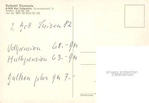 Bad Hofgastein Kurhotel Germania – Bild 2