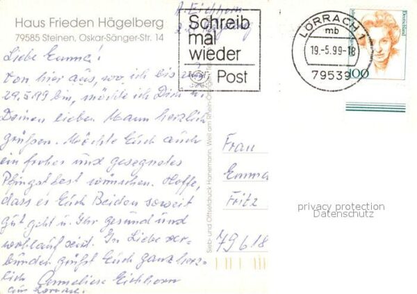 Steinen Wiesental Haus Frieden Hägelberg – Bild 2