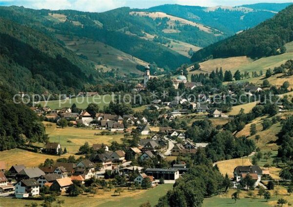 Muenstertal Schwarzwald Fliegeraufnahme