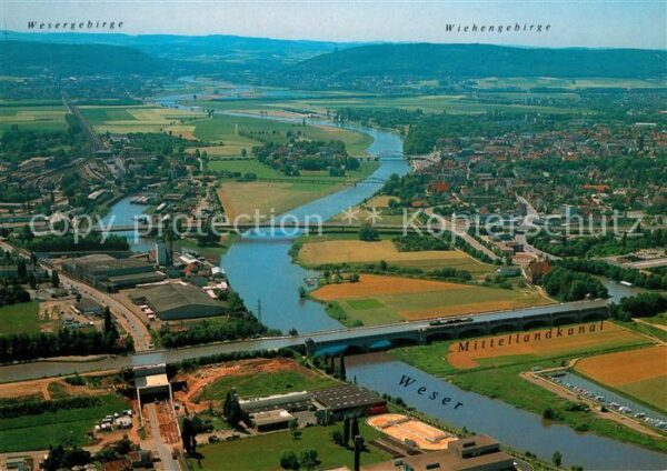 Minden Westfalen Wasserstraßenkreuz