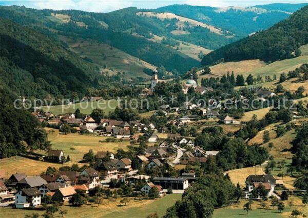 Muenstertal Schwarzwald Fliegeraufnahme