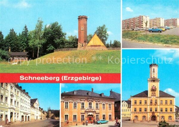 Schneeberg Erzgebirge Kellberg Ernst Schneller Platz Museum R