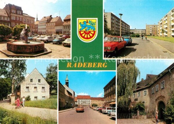 Radeberg Sachsen Brunnen Markt Konsumgaststätte Hüttermü