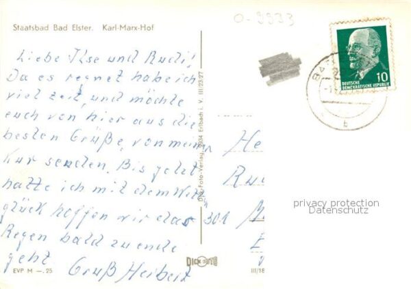 Bad Elster Karl Marx Hof – Bild 2
