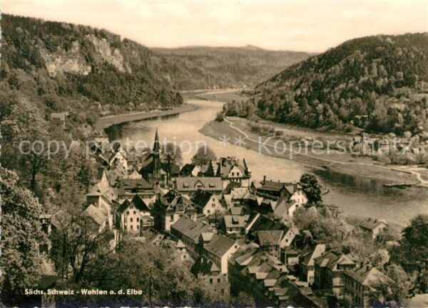 Wehlen Sachsen Panorama