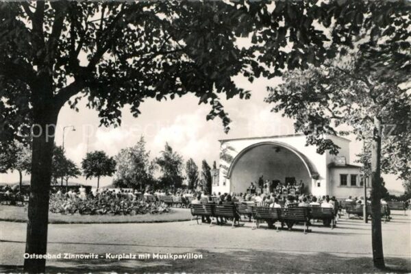 Zinnowitz Ostseebad Kurplatz Musikpavillon