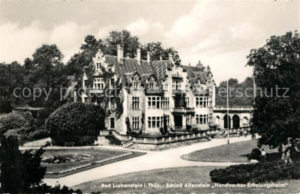 Liebenstein Bad Schloss Altenstein Handwerker Erholungs