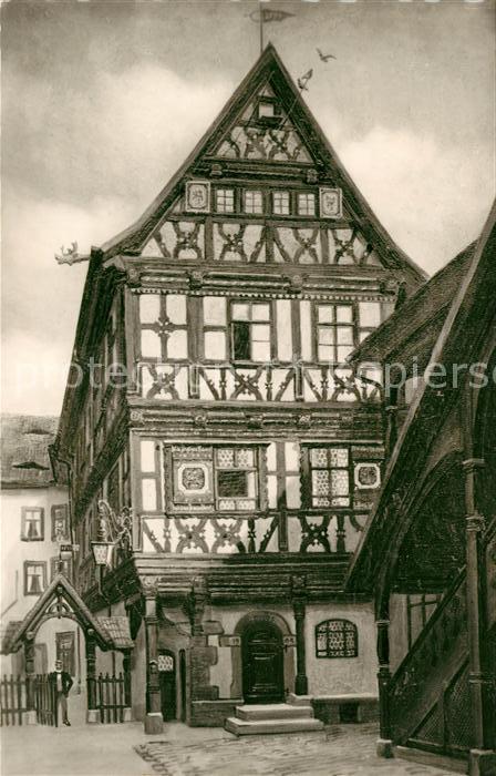 Meiningen Thueringen Büchnersches Haus 1596