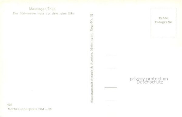 Meiningen Thueringen Büchnersches Haus 1596 – Bild 2