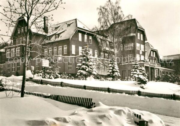 Schierke Harz Hotel Heinrich Heine Winter