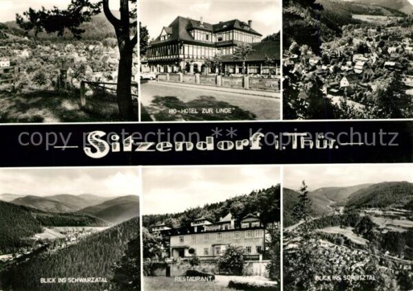 Sitzendorf Thueringen HO Hotel Zur Linde Schwarzatal Restaura
