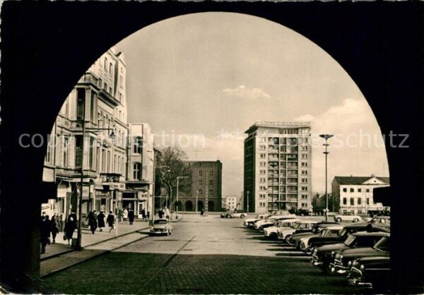Rostock Hochhaus Ernst Thälmann Platz