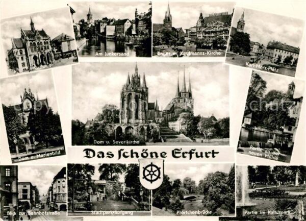 Erfurt Rathaus Junkersand Anger Kaufmannskirch
