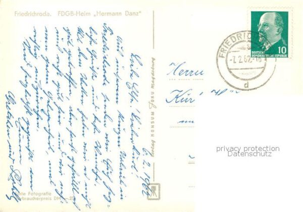 Friedrichroda FDGB Heim Hermann Danz – Bild 2