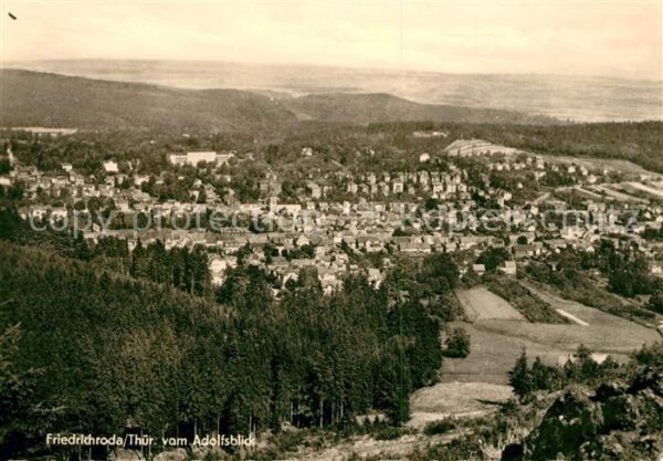 Friedrichroda Panorama vom Adolfsblick