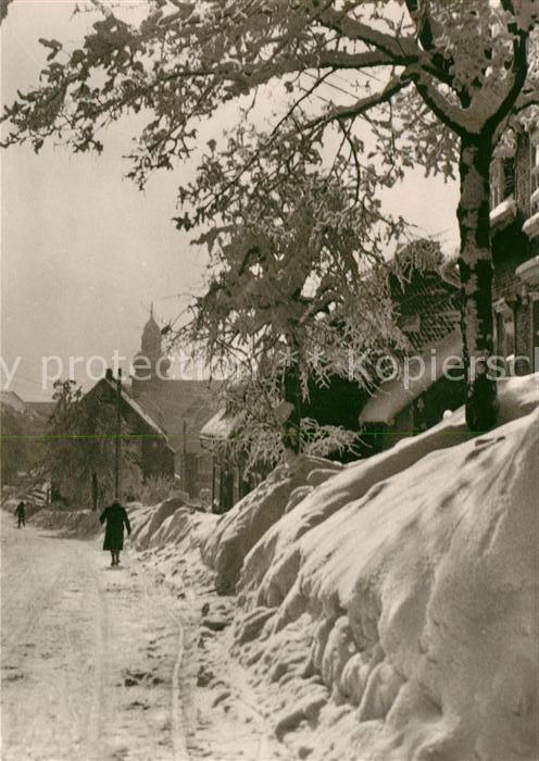 Frauenwald Thueringen Winterlandschaft