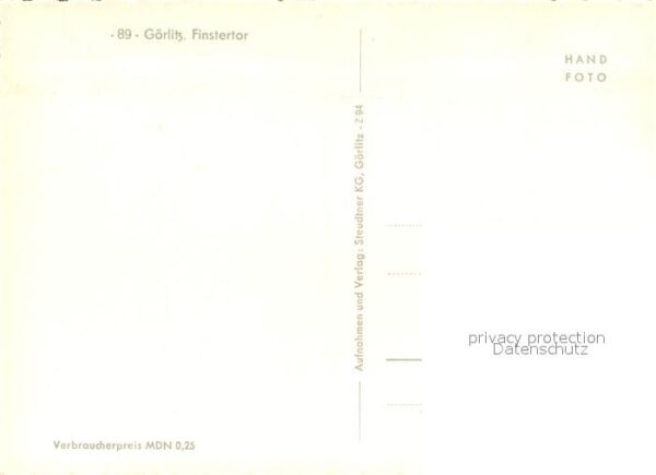 Goerlitz Sachsen Finstertor – Bild 2
