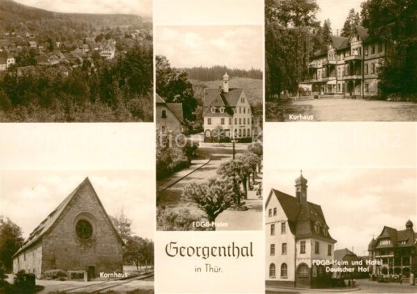 Georgenthal Gotha Kornhaus Kurhaus FDGB Heim Hotel Deutsc