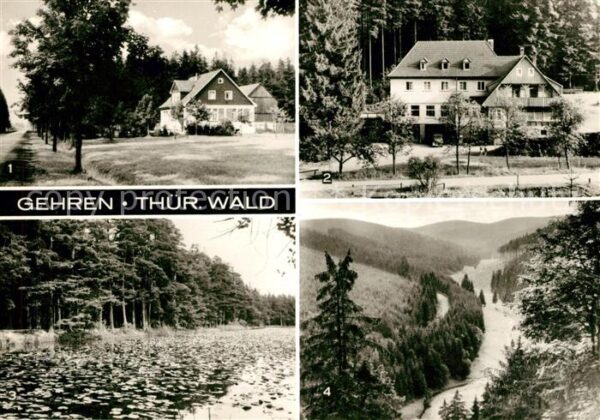 Gehren Thueringen Gasthaus Seerose Schobsemühle Seerosent