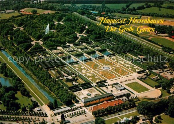 Herrenhausen Hannover Fliegeraufnahme Großer Garten