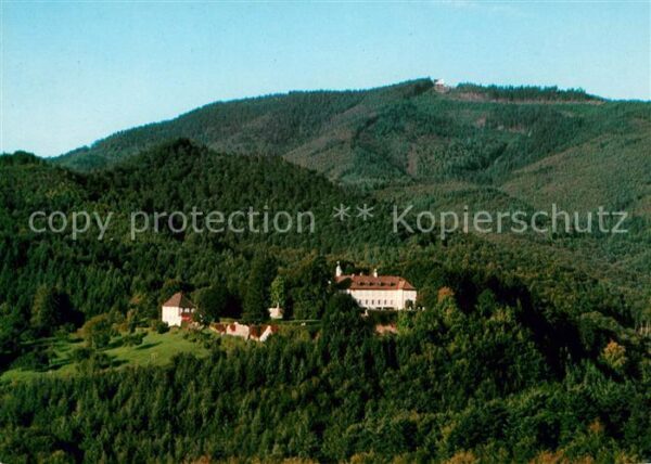Badenweiler Fliegeraufnahme Schloss Bürgeln