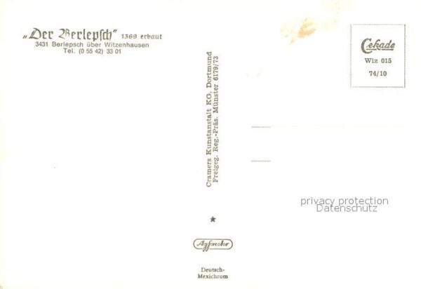 Berlepsch-Ellerode Fliegeraufnahme Der Berlepsch – Bild 2